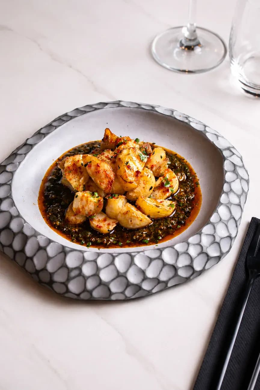 Plat méditerranéen de la carte du restaurant Kido