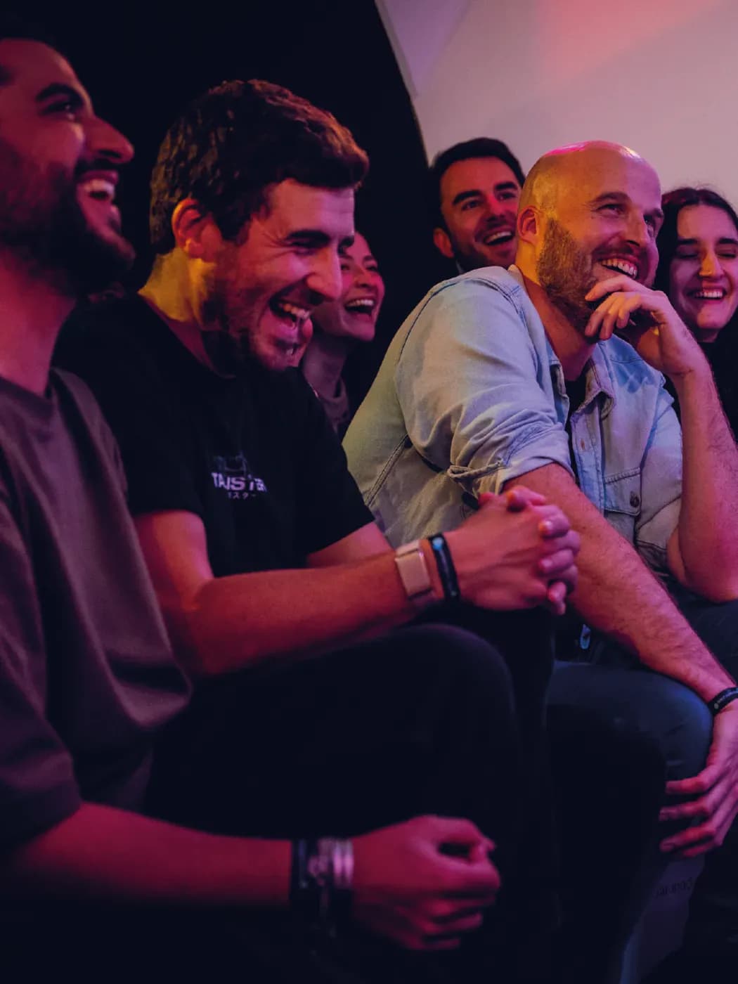 Le public qui rit au comedy club Kido
